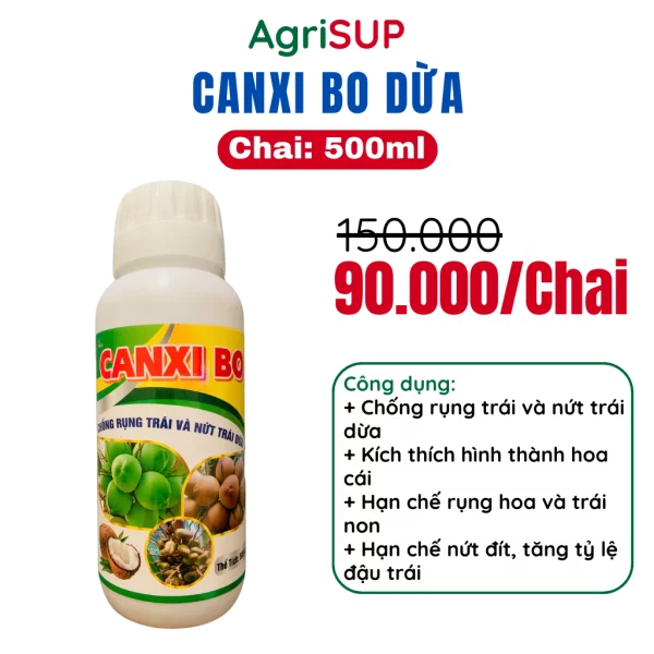 Canxibo Dừa 500ml