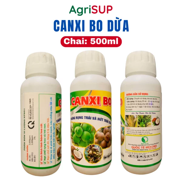 Canxibo Dừa 500ml - Hình ảnh 4