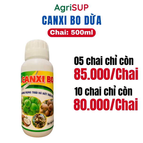 Canxibo Dừa 500ml - Hình ảnh 3