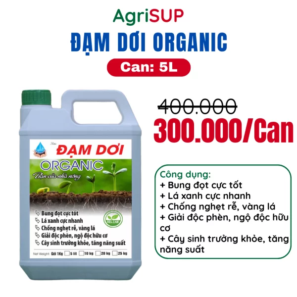 Đạm dơi Organic 5L