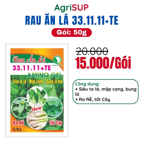 Rau ăn lá 33.11.11-TE 50g
