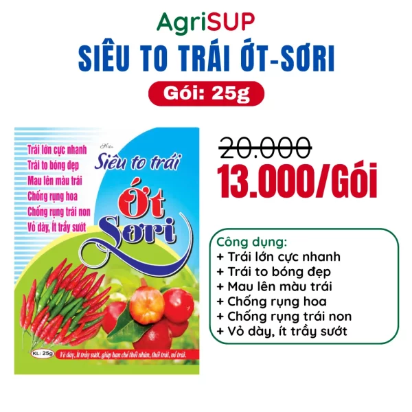 Siêu to trái ớt - Sơri 25g