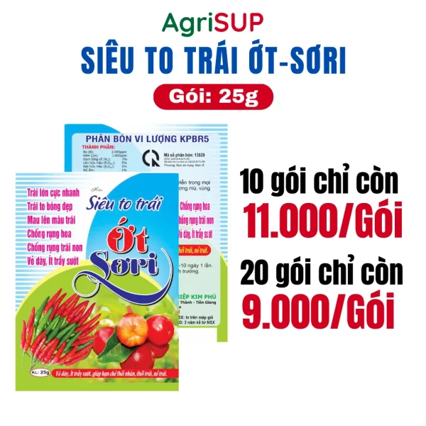 Siêu to trái ớt - Sơri 25g - Hình ảnh 3