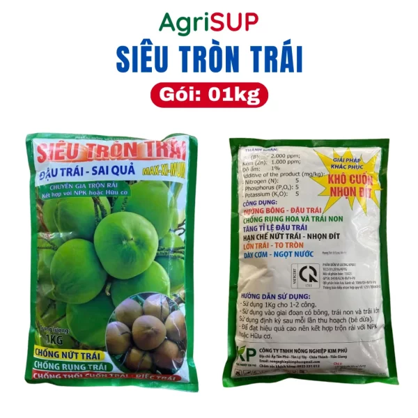 Siêu tròn trái dừa 1kg - Hình ảnh 4