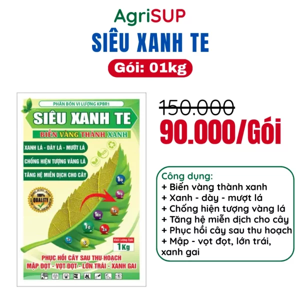Siêu xanh TE 1kg