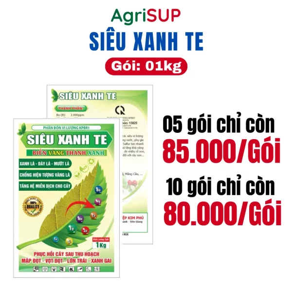 Siêu xanh TE 1kg - Hình ảnh 3