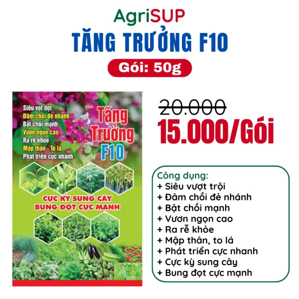 Tăng trưởng F10 50g