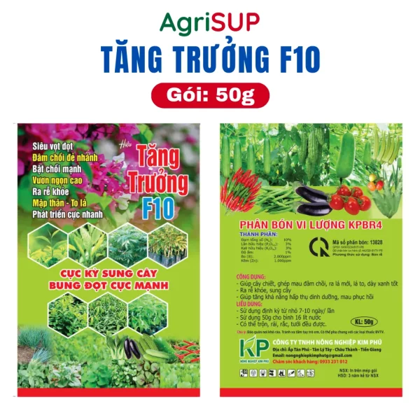 Tăng trưởng F10 50g - Hình ảnh 4