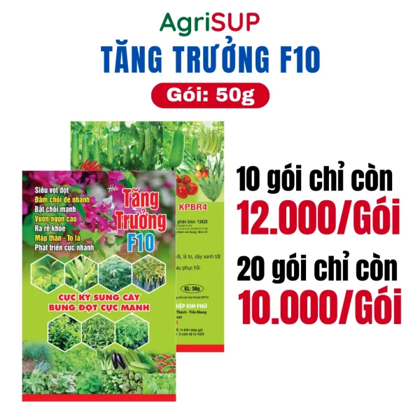 Tăng trưởng F10 50g - Hình ảnh 3