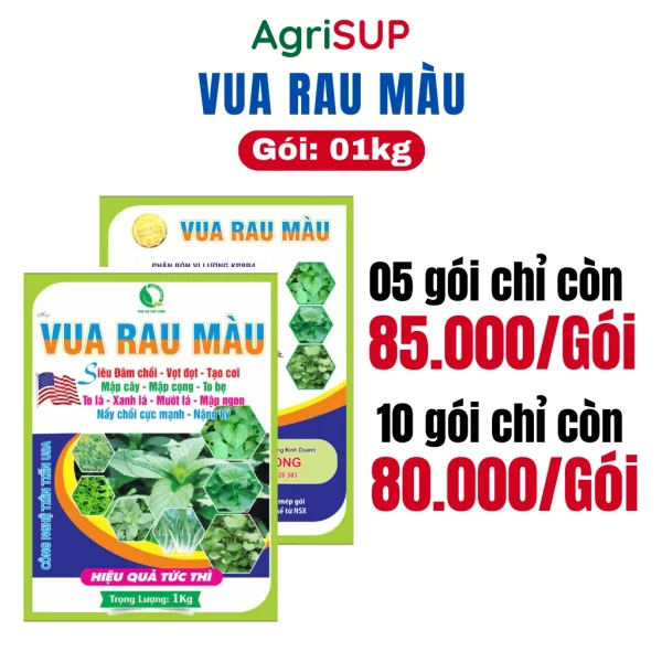 Vua rau màu 1kg - Hình ảnh 3