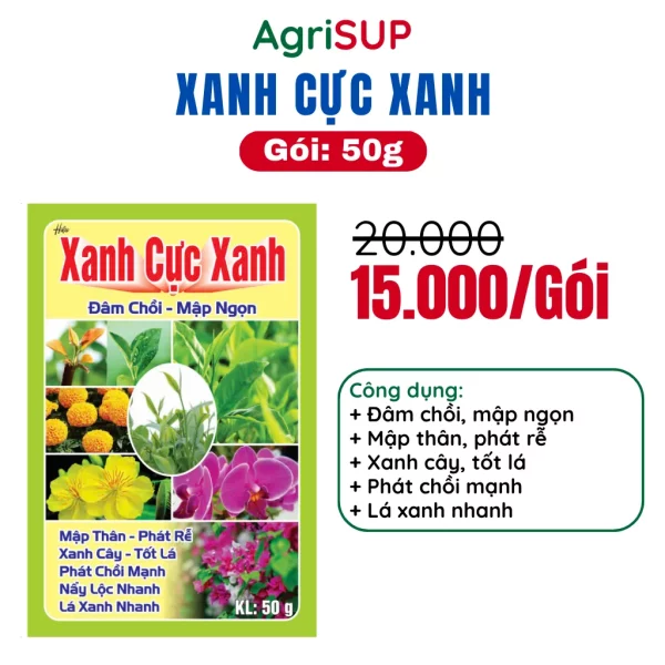 Xanh cực xanh 50g