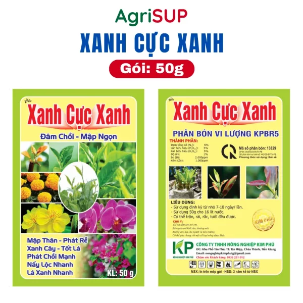 Xanh cực xanh 50g - Hình ảnh 4